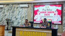 Polres Karimun Ungkap 174 Kasus Kriminal Sepanjang 2024, Turun 76 Persen