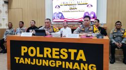 Polresta Tanjungpinang Tuntaskan 59,3 Persen Kasus Kejahatan Sepanjang 2024