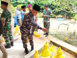 Jelang Hari Jadi ke-195 Kota Batam, Danyonmarhanlan IV Ziarahi Makam Zuriat Nong Isa