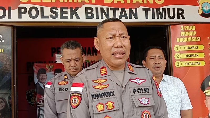 Kapolsek Bintan Timur, AKP Khapandi