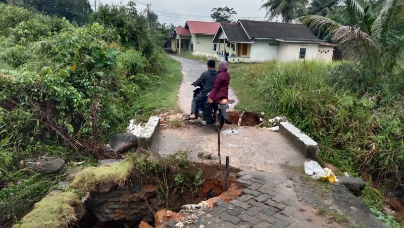 Disperkim Bintan Akan Pasang Box Culvert di Jalan Ambles Kampung Jawa