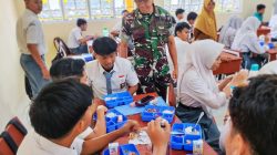 1.210 Pelajar SMAN 4 Tanjungpinang Nikmati Hidangan Makan Siang Bergizi Gratis